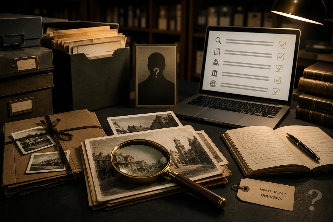 Copyright documents and archive materials